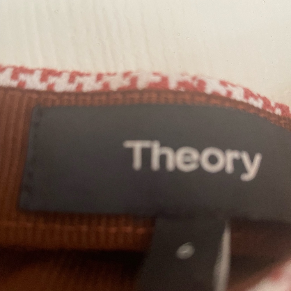 Theory Brown and Red Garment - Picture 3 of 4